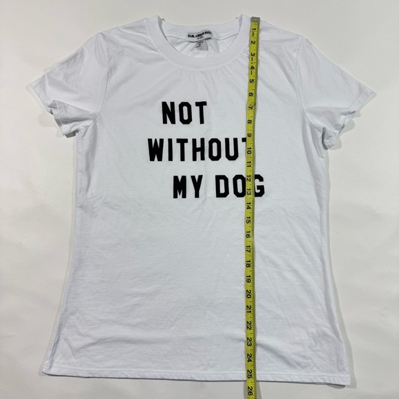 Sub Urban Riot Tee Shirt White Not Without My Dog - Picture 6 of 7